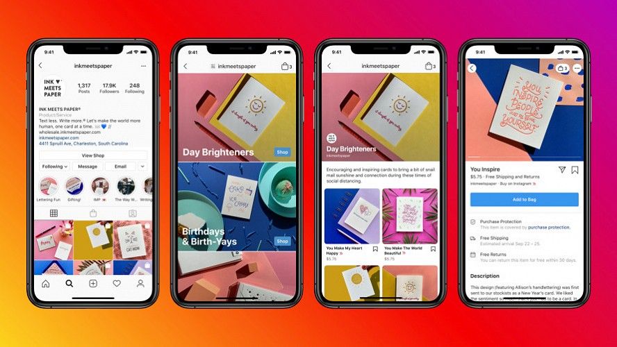 Instagram Shops Mock-up